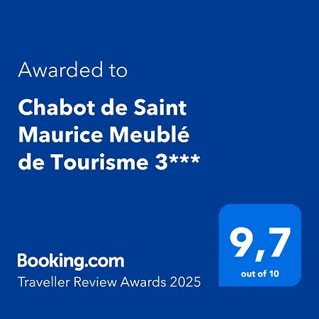 Chabot De Saint Maurice Meuble De Tourisme 3*** Lejlighed Chambéry